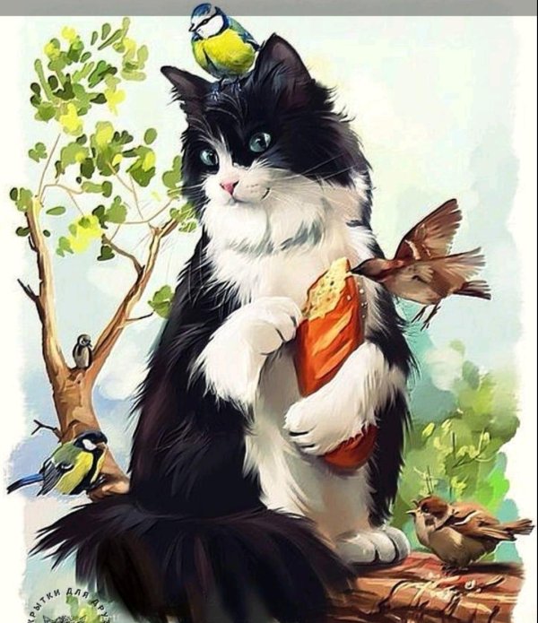 картины с кошками