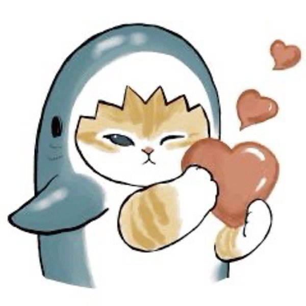 стикер акула