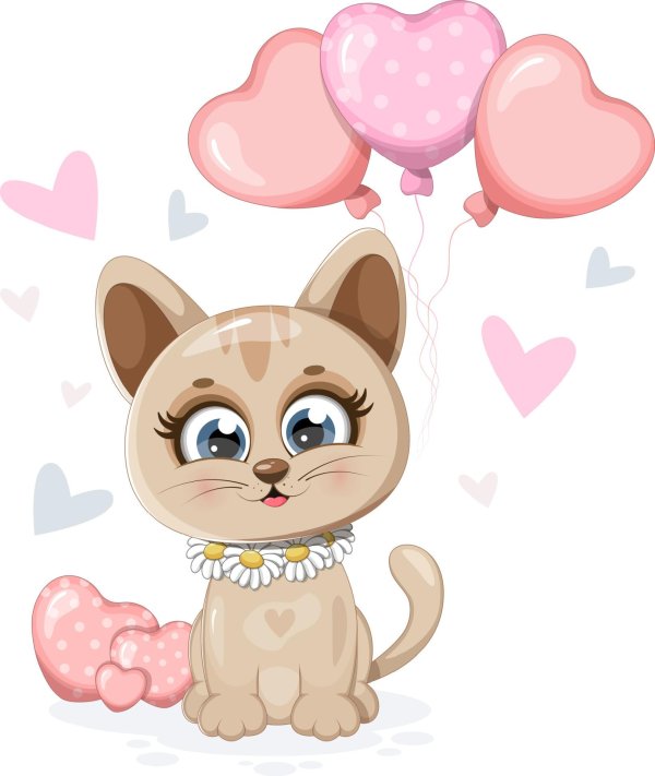 милые мультяшные котята