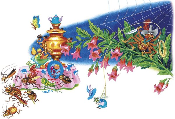 муха цокотуха чуковский