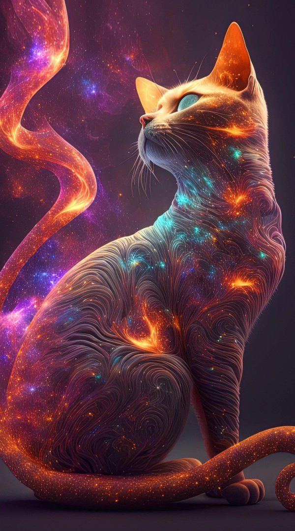 кошачий арт