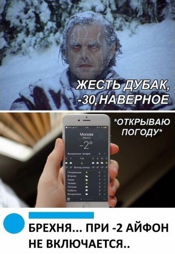 дубак холодно