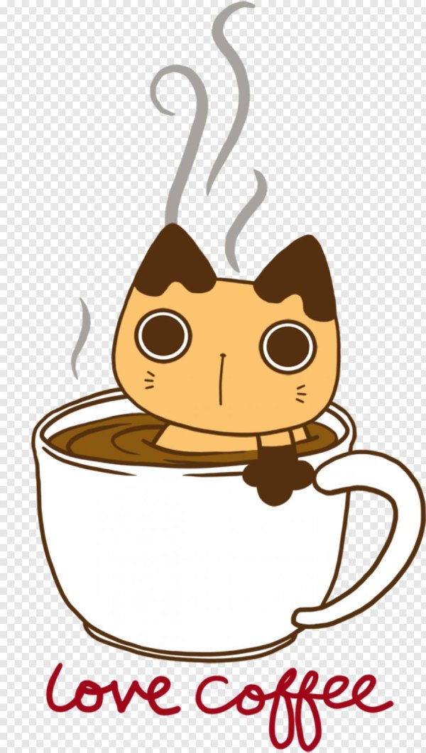 кофе стикер