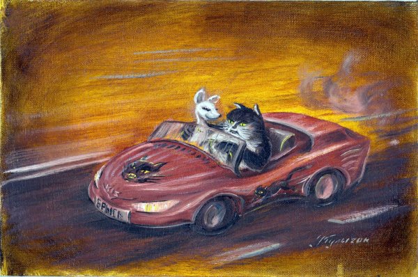 мотоцикл картина