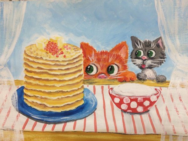 масленица для срисовки