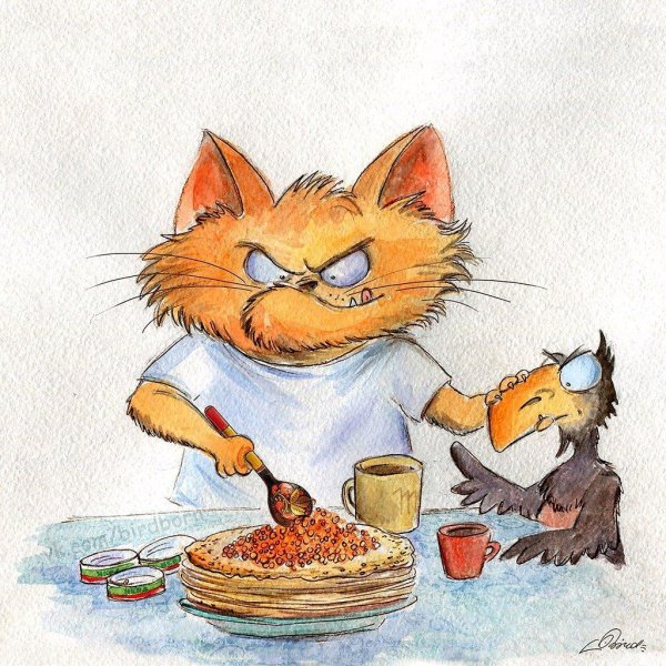 масленица котики