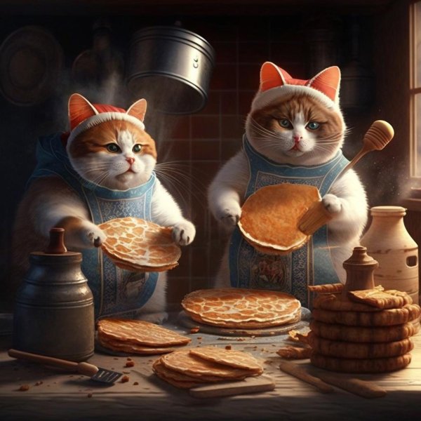 масленица котики