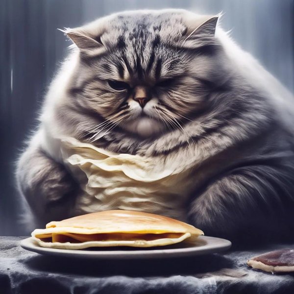 толстые кот