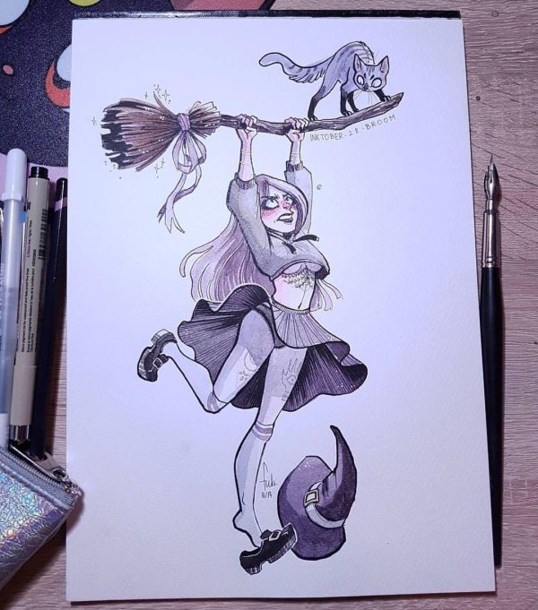 fukari art ведьма