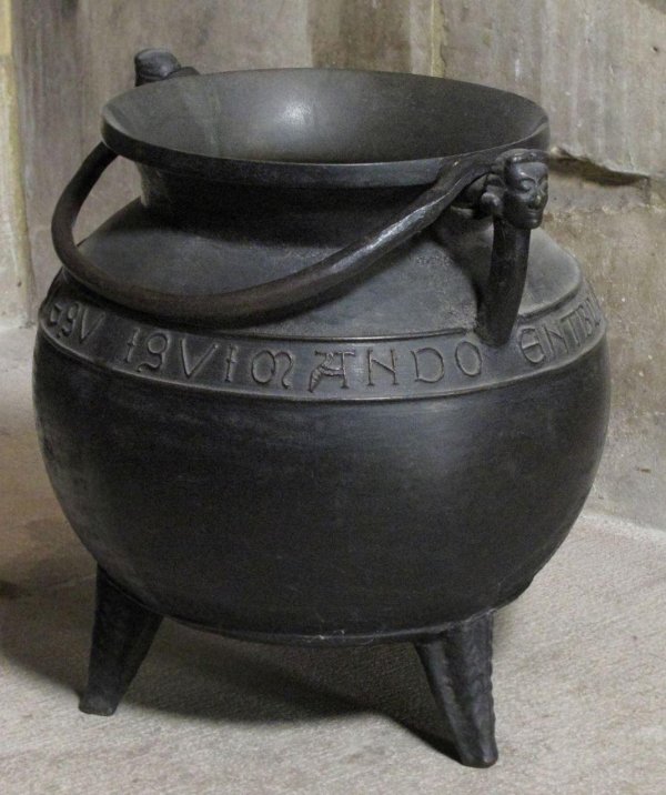 cast iron cauldron