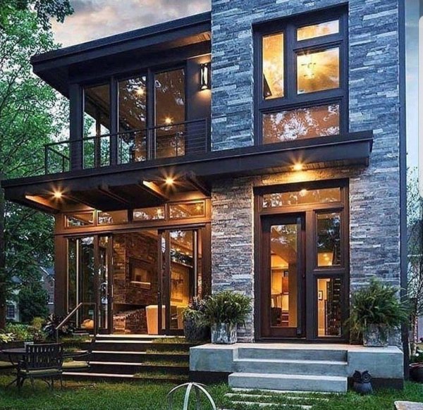 современные фасады домов