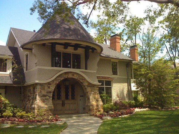 стили загородных домов