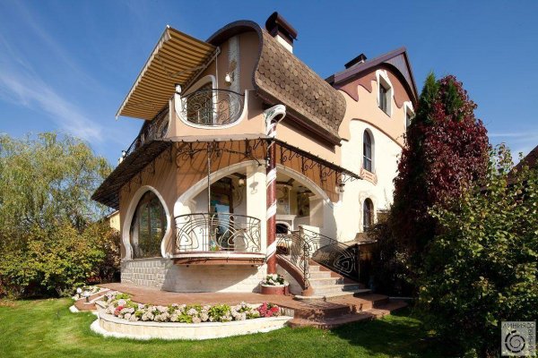 коттедж в стиле модерн арнуво