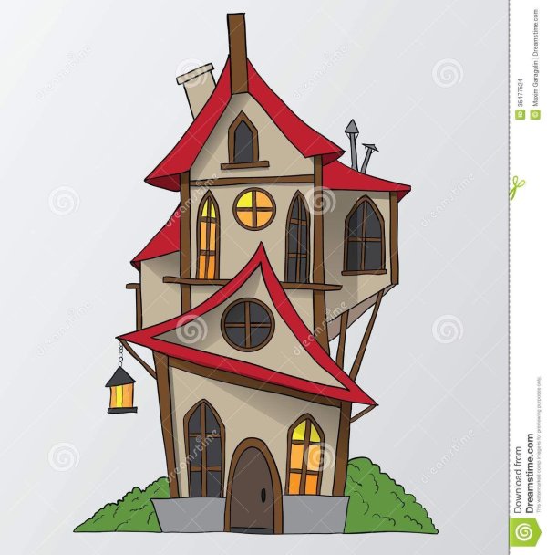 домики мультяшные