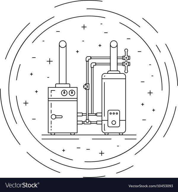 рисунок котельной
