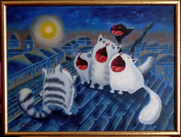 коты художника оксаны войцехович