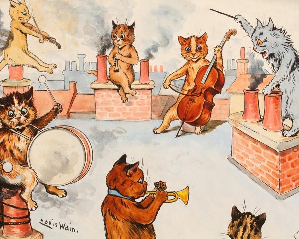 louis wain cats