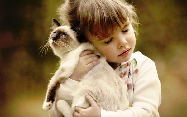 дети животные