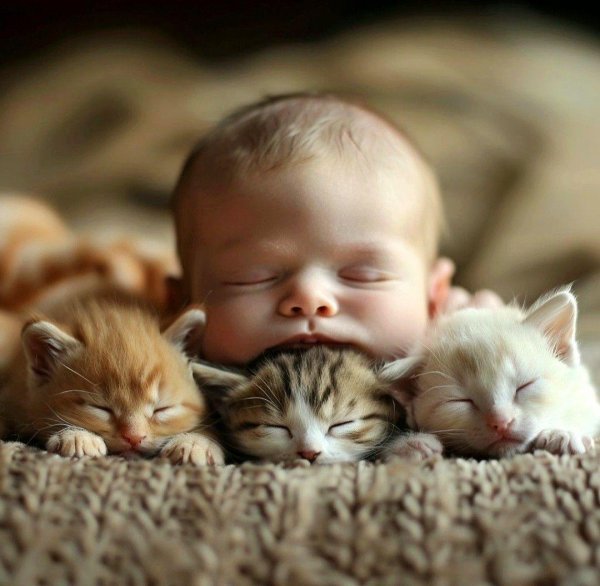 новорождённых котята