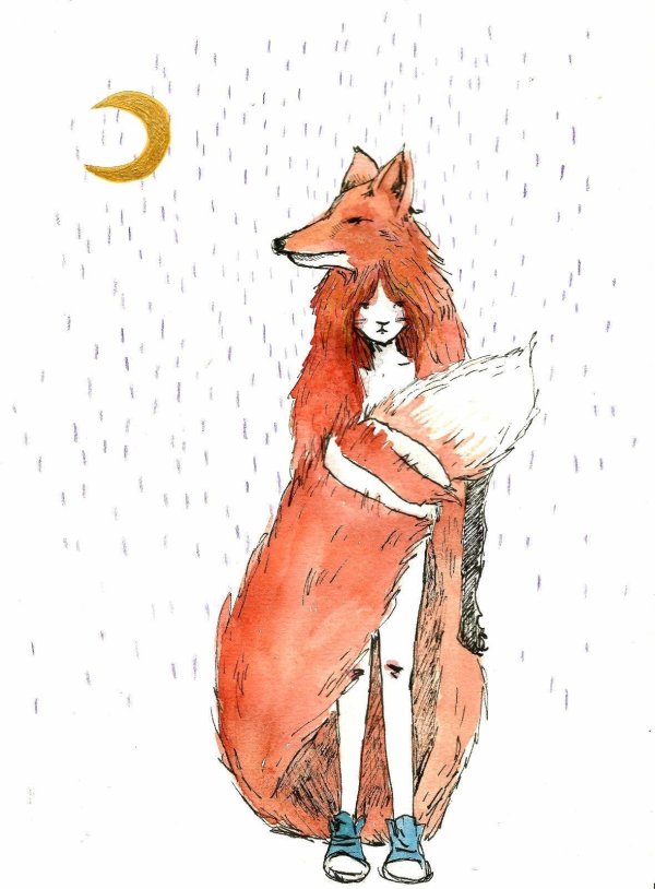 лисичка иллюстрация