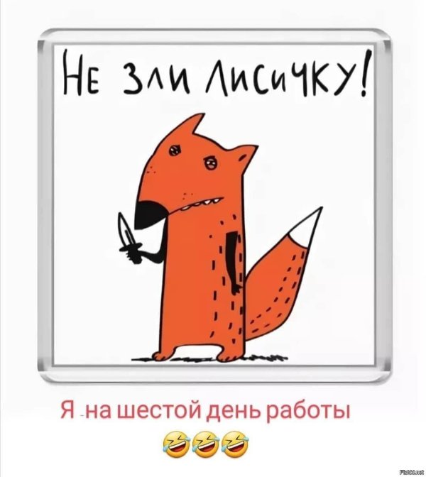 не зли лисичку