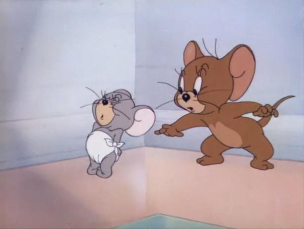 серый мышонок из том и джерри