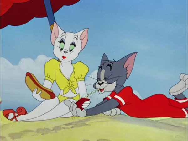 белая кошечка из тома и джерри