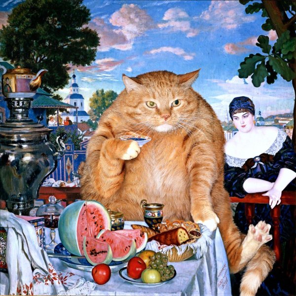 Художников с котами