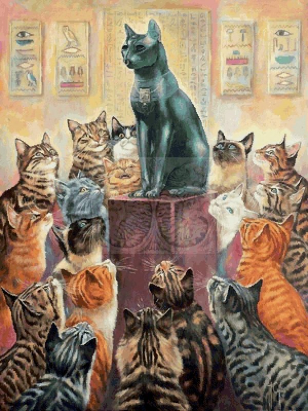 египетская кошка древних египтян