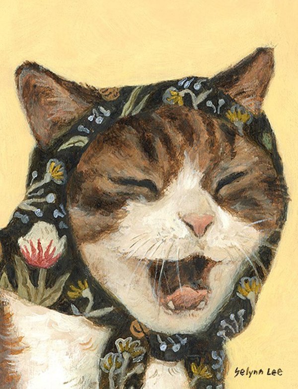 портрет котика