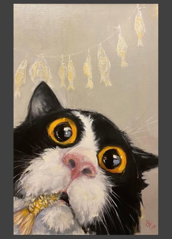 кошачий арт