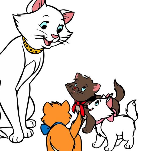 коты аристократы мари