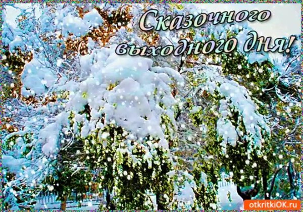 приятного зимнего выходного дня