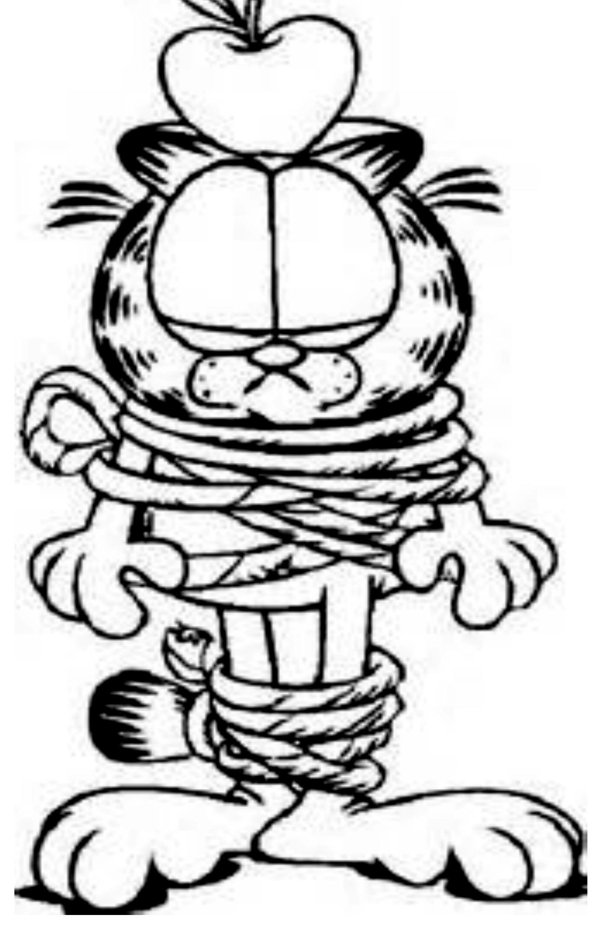 гарфилд рисунки