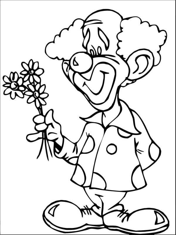 клоун рисунки