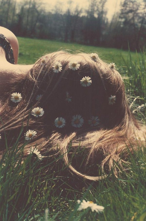 фотосессия с ромашками