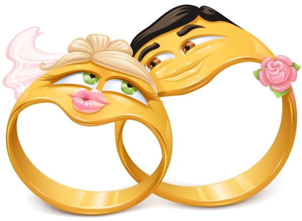 открытка с днём свадьбы прикольные смешные