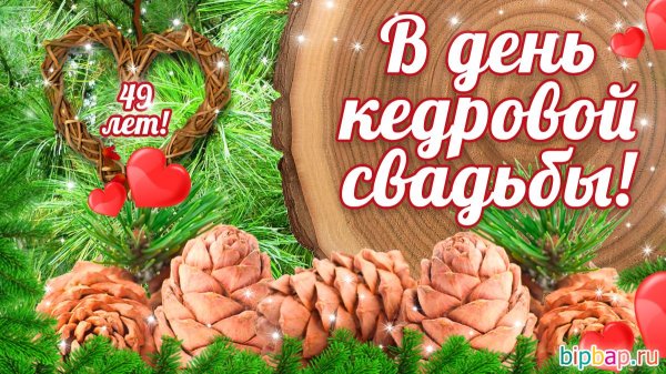 кедровая свадьба поздравления
