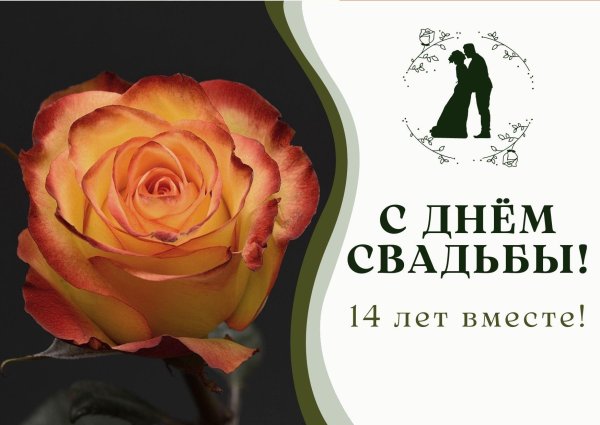 14 лет какая свадьба поздравления