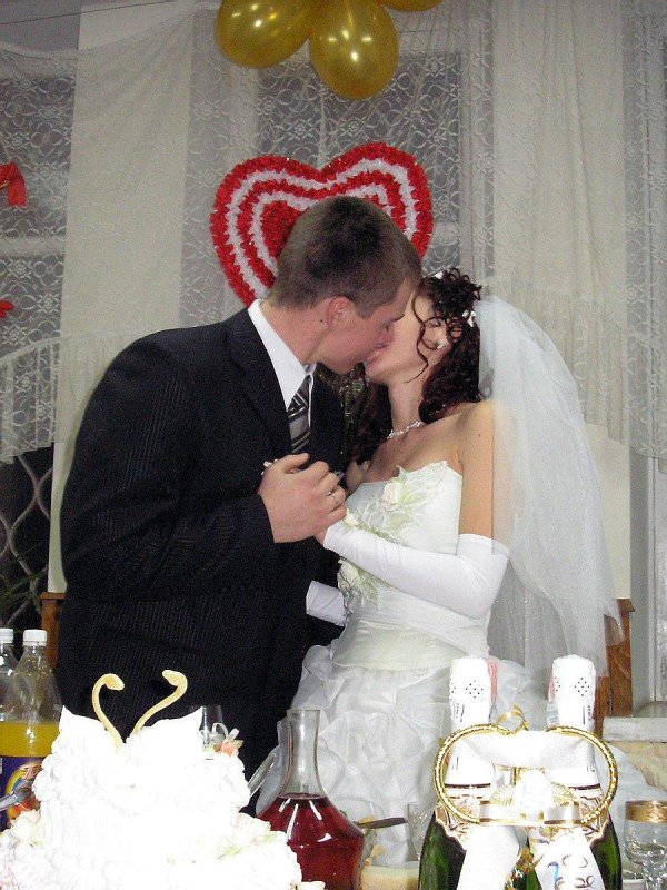 свадьба молодых