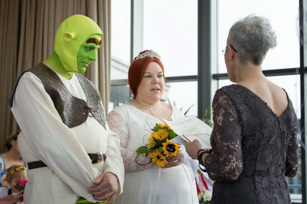 shrek fiona свадьба