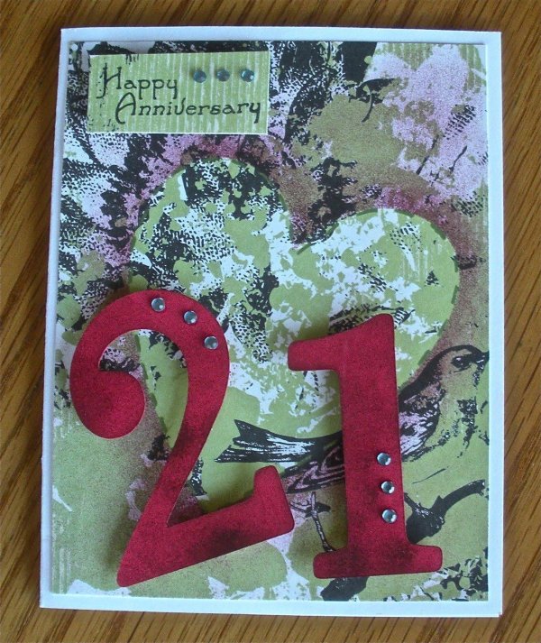 anniversary card