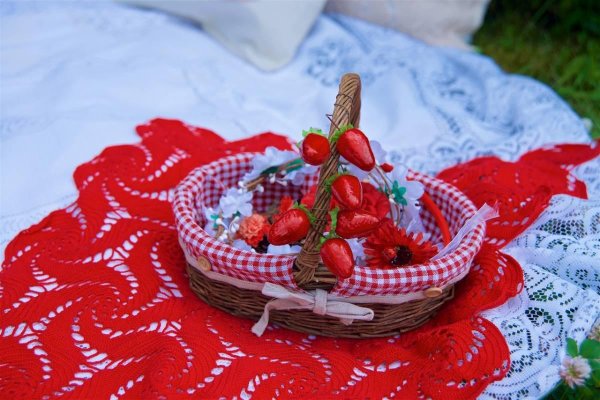 корзина с клубникой