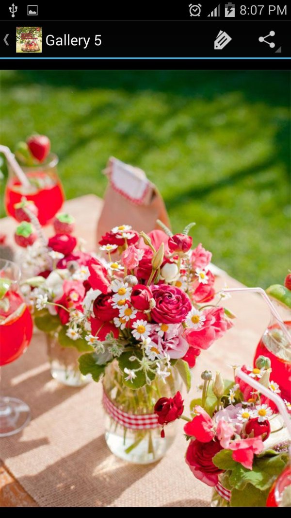 украшение стола