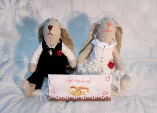 зайцы тильды жених и невеста