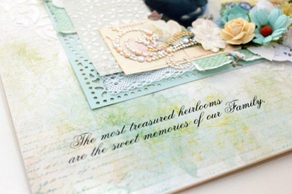 скрапбукинг на жемчужную свадьбу