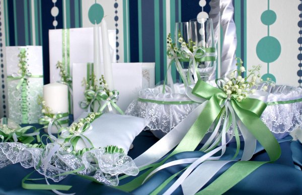 набор свадебных аксессуаров