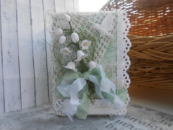 весенние открытки скрапбукинг