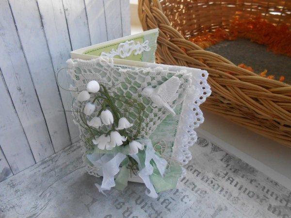 скрапбукинг весенний