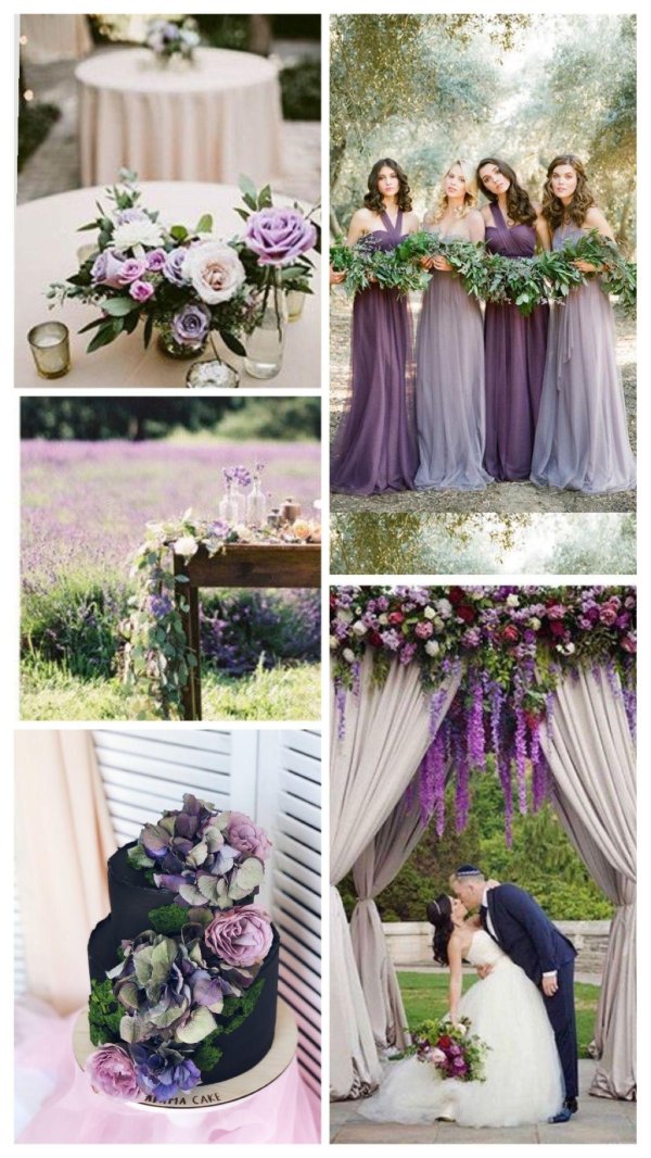 гринери стиль свадьбы палитра